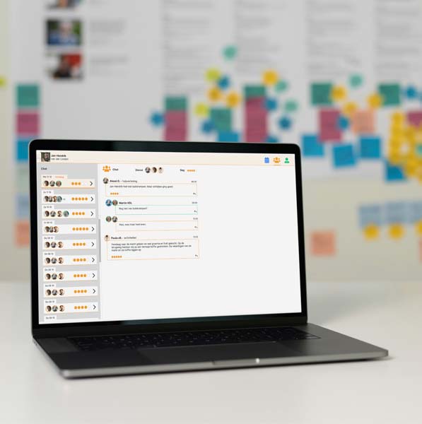 elderly care chat app